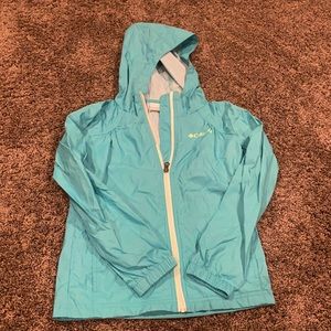Girls Columbia Rain Coat
